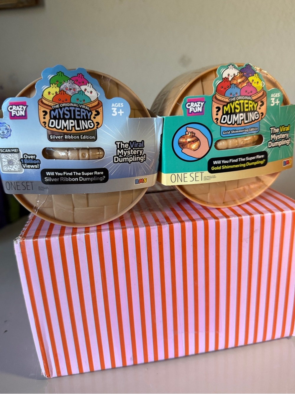 🩶🩶🩶NEW RMS Mystery Dumpling - Silver Ribbon Edition & Gold Shimmering!💛💛💛 bundle